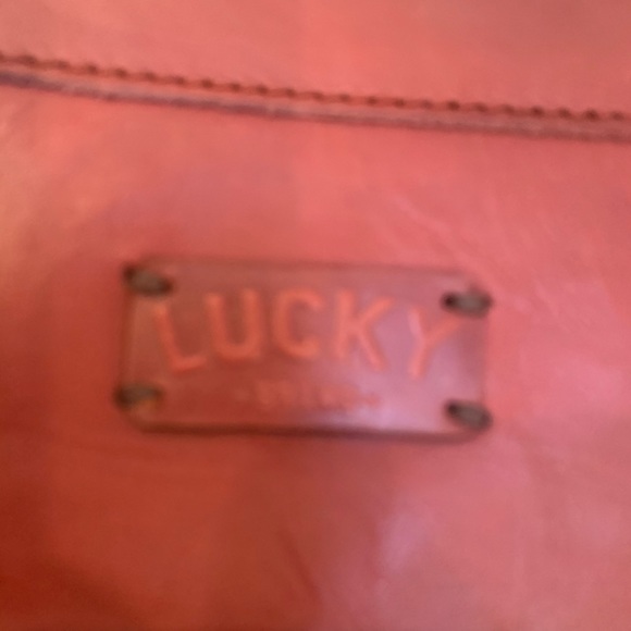 Lucky Brand Red Boho Leather Shoulder Bag - Picture 4 of 8